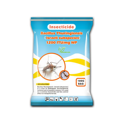 White powder Bacillus thuringiensis Insecticide for lepidopterous larvae control