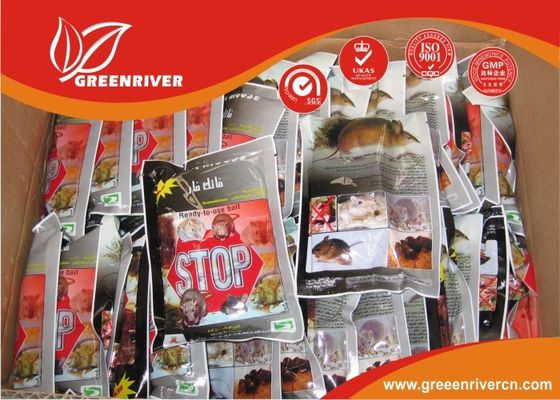 Rodenticide Pellets brodifacoum rat bait for rodent pests in White powder