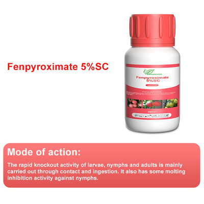 Acaricide Products Fenpyroximate 5%SC Environmentally Safe Pesticides