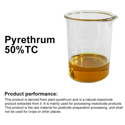 50% Tech Pyrethrum Инсектицид биологические пестициды CAS 8003-34-7 поставщик 