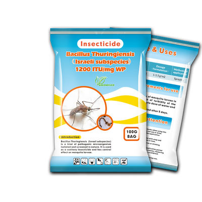 White powder Bacillus thuringiensis Insecticide for lepidopterous larvae control