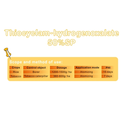 Тиоциклам Водород оксалат 50%SP Химический пестицид Инсектицид для постельных клопов поставщик 
