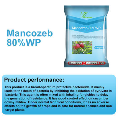 Mancozeb 80%WP Plant Fungicide CAS 8018-01-7