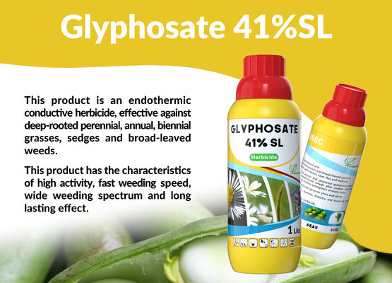 Glyphosate 41%SL Non Selective Herbicide Broadleaf Weed Killer CAS 1071-83-6